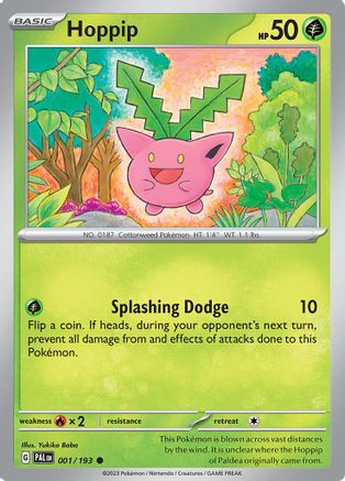 SV02: Paldea Evolved Hoppip #001