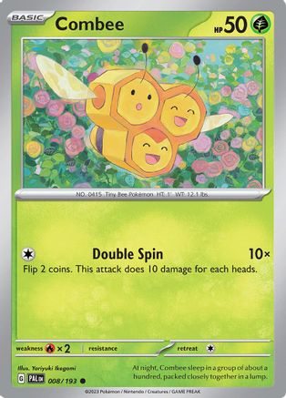 SV02: Paldea Evolved Combee #008