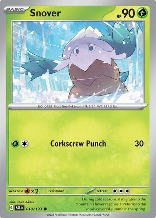 SV02: Paldea Evolved Snover #010