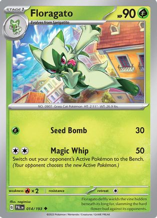 SV02: Paldea Evolved Floragato #014