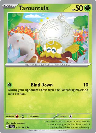 SV02: Paldea Evolved Tarountula #016