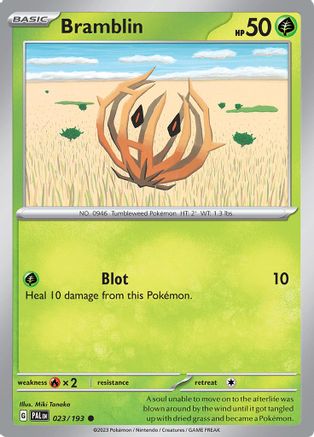 SV02: Paldea Evolved Bramblin #023