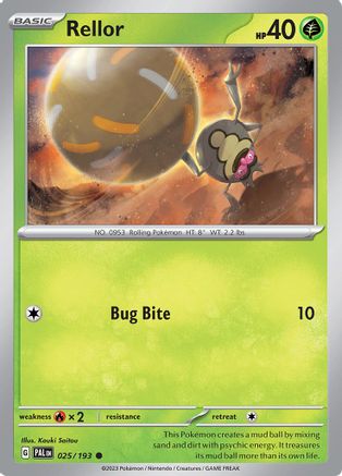 SV02: Paldea Evolved Rellor #025