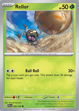 SV02: Paldea Evolved Rellor #026
