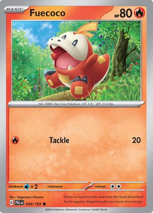 SV02: Paldea Evolved Fuecoco #034