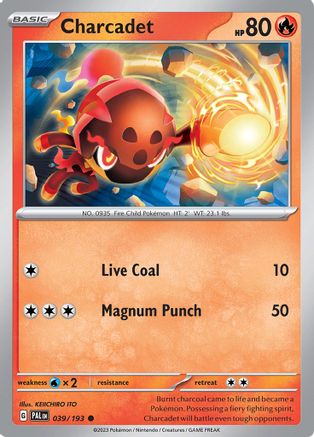 SV02: Paldea Evolved Charcadet #039