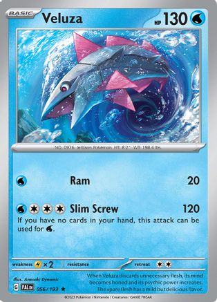 SV02: Paldea Evolved Veluza #056