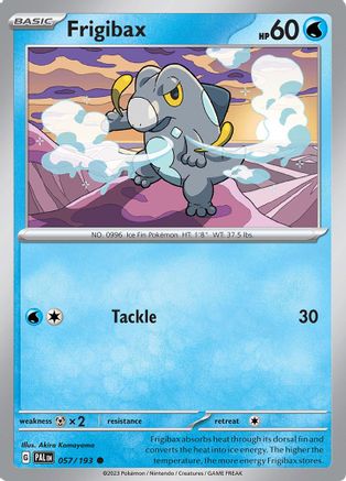 SV02: Paldea Evolved Frigibax #057