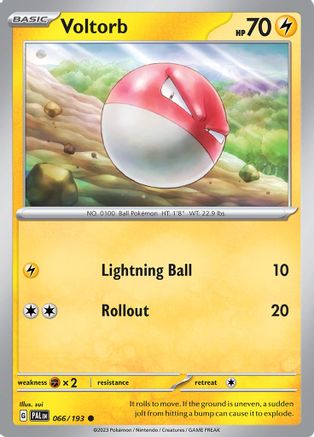 SV02: Paldea Evolved Voltorb #066