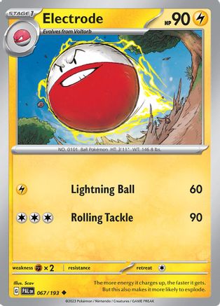 SV02: Paldea Evolved Electrode #067