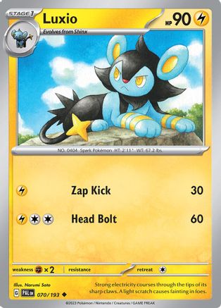 SV02: Paldea Evolved Luxio #070