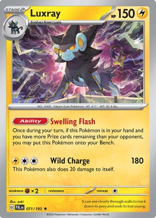SV02: Paldea Evolved Luxray #071