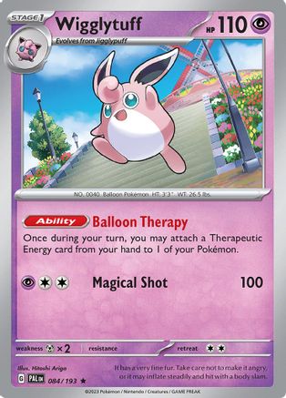 SV02: Paldea Evolved Wigglytuff #084