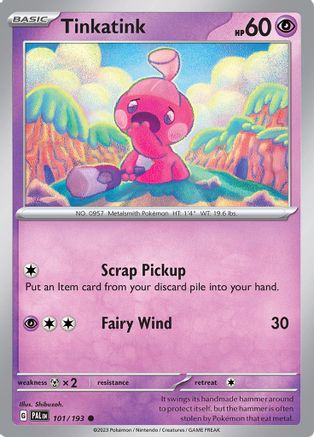 SV02: Paldea Evolved Tinkatink #101