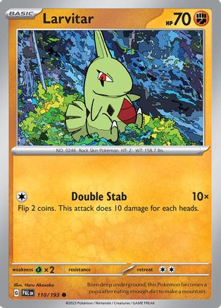 SV02: Paldea Evolved Larvitar #110