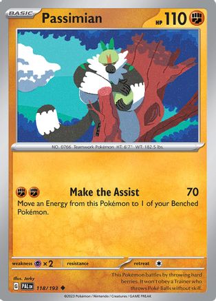 SV02: Paldea Evolved Passimian #118