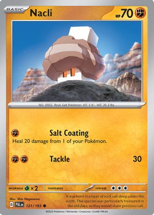 SV02: Paldea Evolved Nacli #121