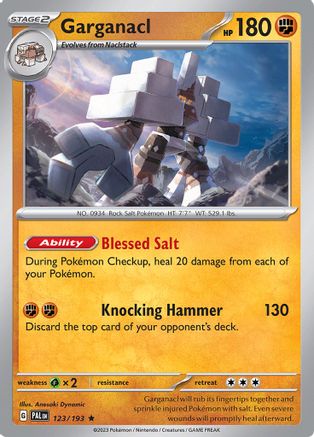 SV02: Paldea Evolved Garganacl #123