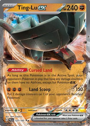 SV02: Paldea Evolved Ting-Lu ex #127