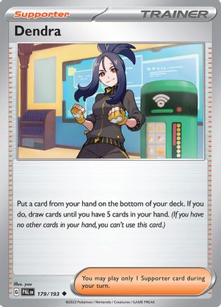 SV02: Paldea Evolved Dendra #179
