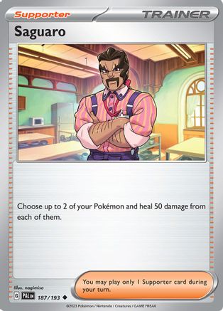 SV02: Paldea Evolved Saguaro #187