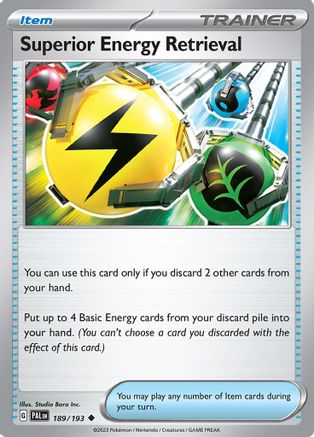 SV02: Paldea Evolved Superior Energy Retrieval #189