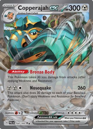 SV02: Paldea Evolved Copperajah ex #150