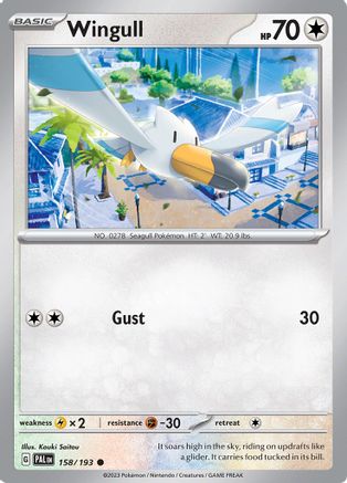 SV02: Paldea Evolved Wingull #158