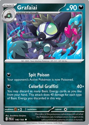 SV02: Paldea Evolved Grafaiai #146