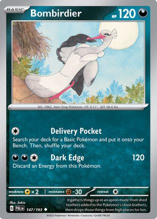 SV02: Paldea Evolved Bombirdier #147