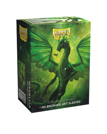 Protecteurs De Cartes Dragon Shield - 100 Manches Standard Vert Forêt Mat - Pour Cartes à Collectionner