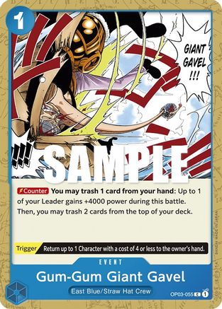 ONE PIECE Card Game OP03-091 C Helmeppo (Rank A)