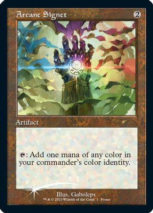 Arcane Signet (Retro Frame)