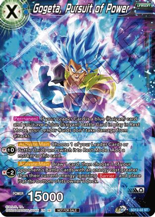 Gogeta, Pursuit of Power (Championship Selection Pack 2023 Vol.2 ...