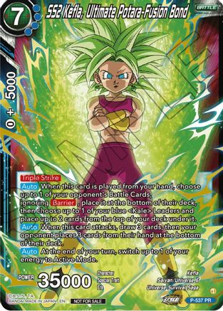 SS2 Kefla, Ultimate Potara-Fusion Bond (Championship Selection Pack ...