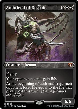 Archfiend of Despair (Foil Etched)