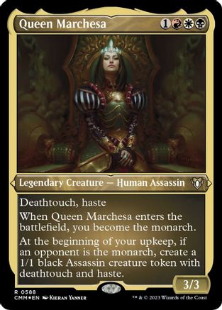 Queen Marchesa (Foil Etched) - Commander Masters - Magic: The Gathering