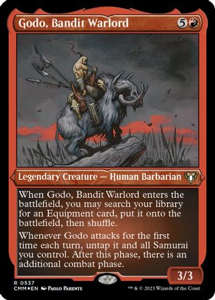 Godo, Bandit Warlord (Foil Etched)