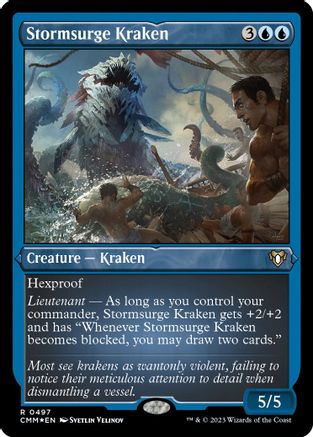 Stormsurge Kraken (Foil Etched)