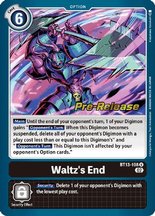 Waltz's End