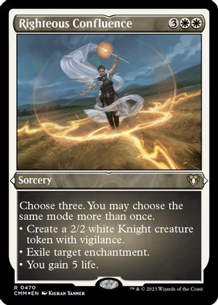 Righteous Confluence (Foil Etched)