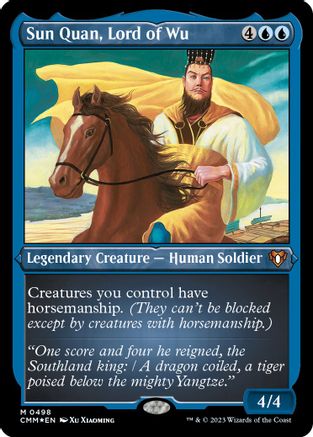 Sun Quan, Lord of Wu (Foil Etched)