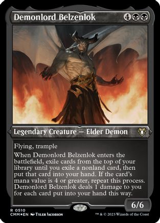 Demonlord Belzenlok (Foil Etched)
