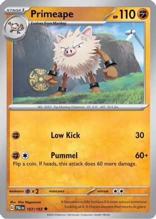 Miscellaneous Cards & Products Primeape - 107/193 (Cosmos Holo) #107
