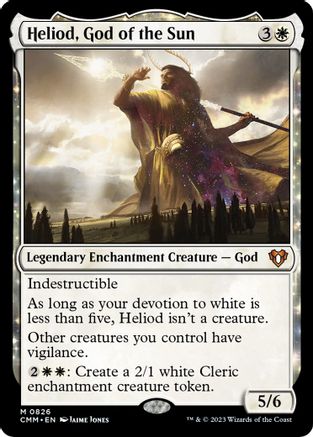 Heliod, God of the Sun - Commander Masters - Magic: The Gathering