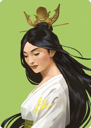Azusa, Lost but Seeking Art Card (Gold-Stamped Signature)