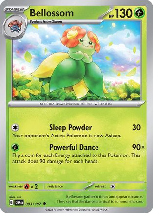 SV03: Obsidian Flames Bellossom #003