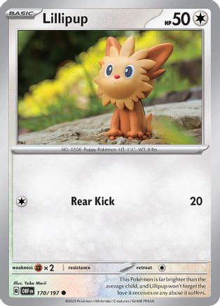 SV03: Obsidian Flames Lillipup #170