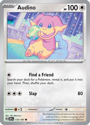 SV03: Obsidian Flames Audino #173