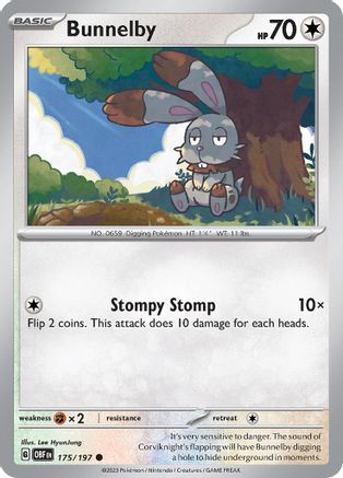 SV03: Obsidian Flames Bunnelby #175